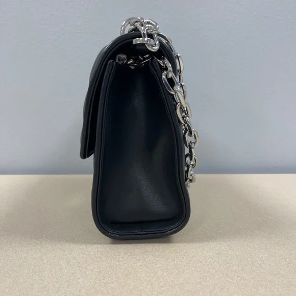 NWT Michael Kors Black Quilted Serena Backpack Michael Kors Medium Serena Quilted Shoulder Bag, Black  main image 3